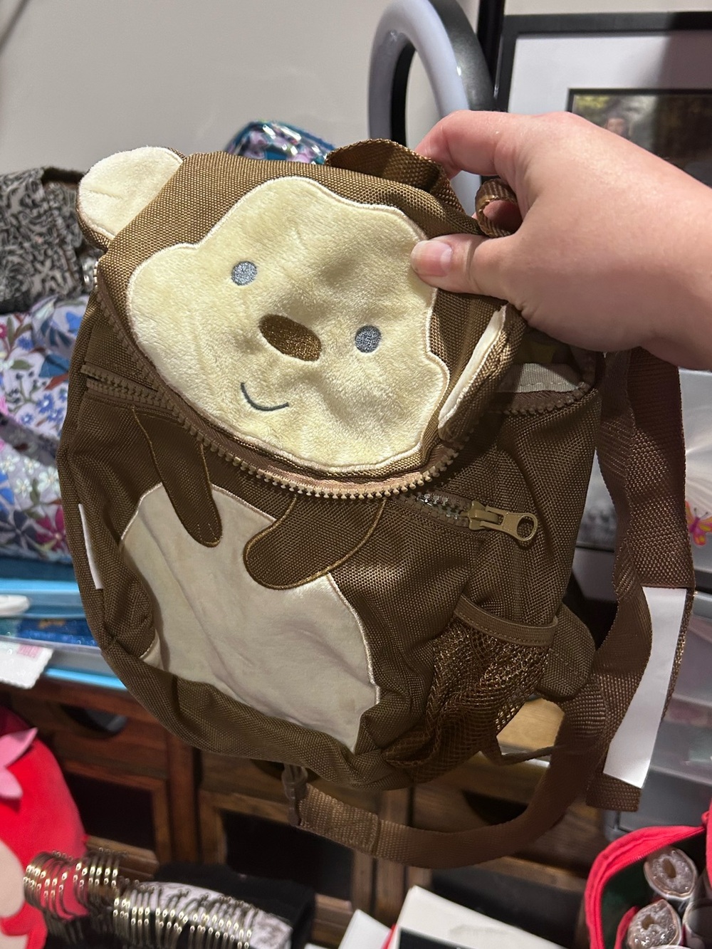 Kids Brown Bear Backpack - Cute Plush Accent